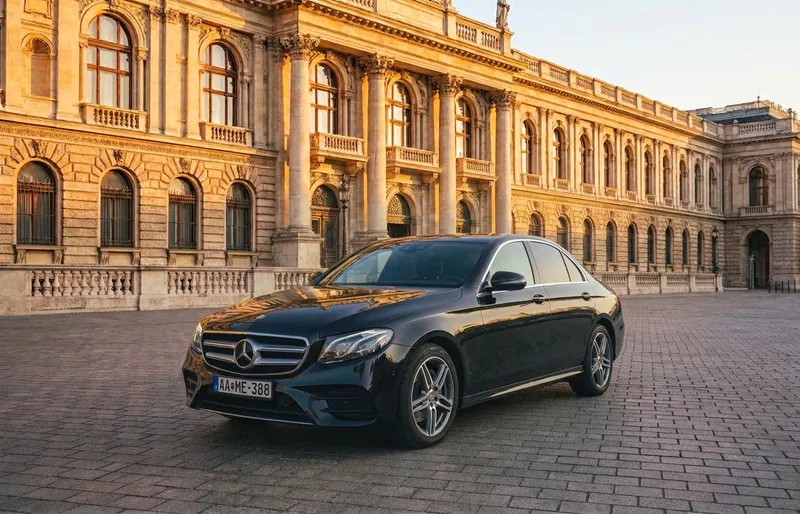 Mercedes-Benz E-osztály sofőrrel